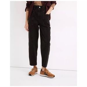 Madewell petite Pull-On Balloon Jeans in Hobson Wash: Paperbag Edition